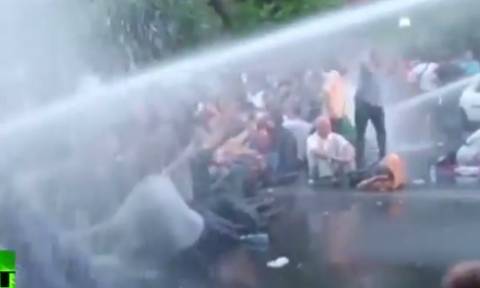 Επεισόδια κατά τη διάρκεια διαδήλωσης στην Αρμενία (video)