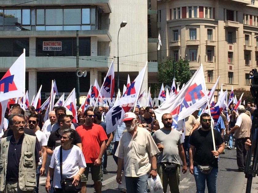 Δημοψήφισμα 2015: Πορεία του ΠΑΜΕ στην Αθήνα