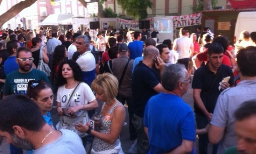 Δημοψήφισμα 2015: Μεγαλοπρεπής συγκέντρωση υπέρ του ΌΧΙ στο Ηράκλειο