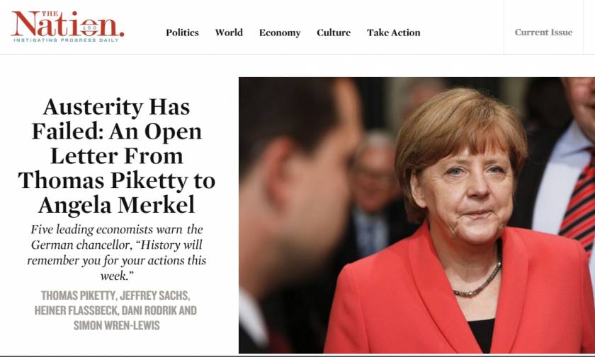 Οικονομολόγοι προς Μέρκελ: Η ιστορία θα σας θυμάται για αυτά που θα πράξετε αυτήν την εβδομάδα