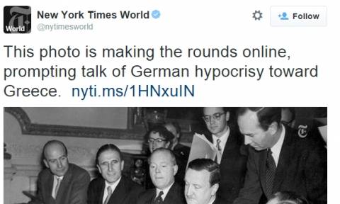 NY Times: Χτύπημα στην Γερμανία – «Οι υποκριτές ξέχασαν την ιστορία τους»!