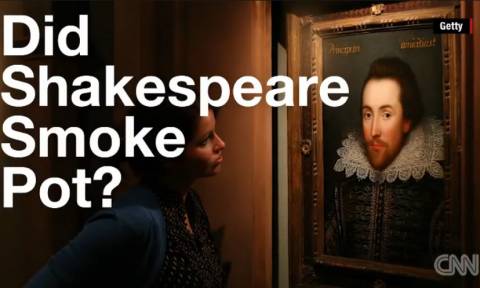 Κάπνιζε χασίς ο Σαίξπηρ ή δεν κάπνιζε; Ιδού η απορία! (video)