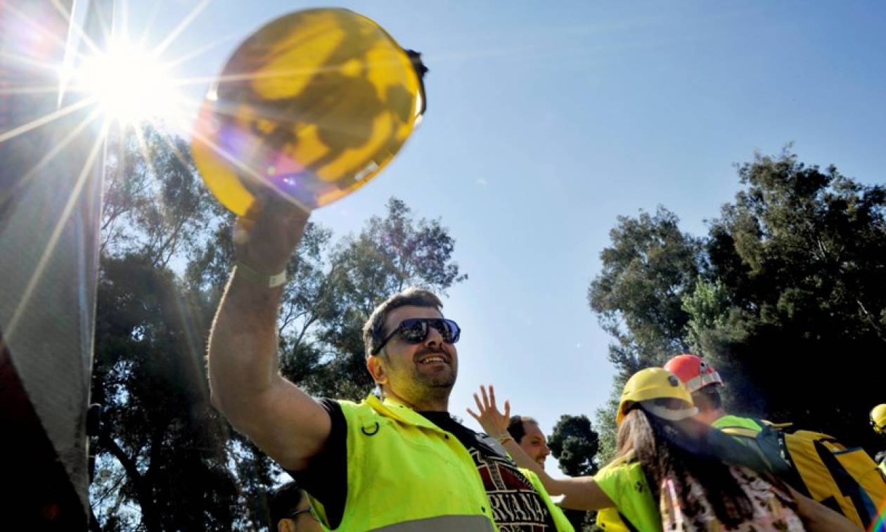 Χαλκιδική: Κλειστοί και πάλι οι κόμβοι Στρατωνίου και Πλανών από μεταλλωρύχους