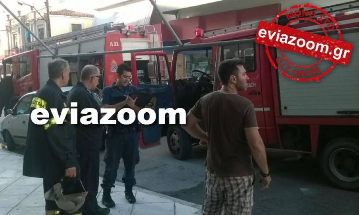 Χαλκίδα: Σπίτι παραδόθηκε στις φλόγες (photos - video)