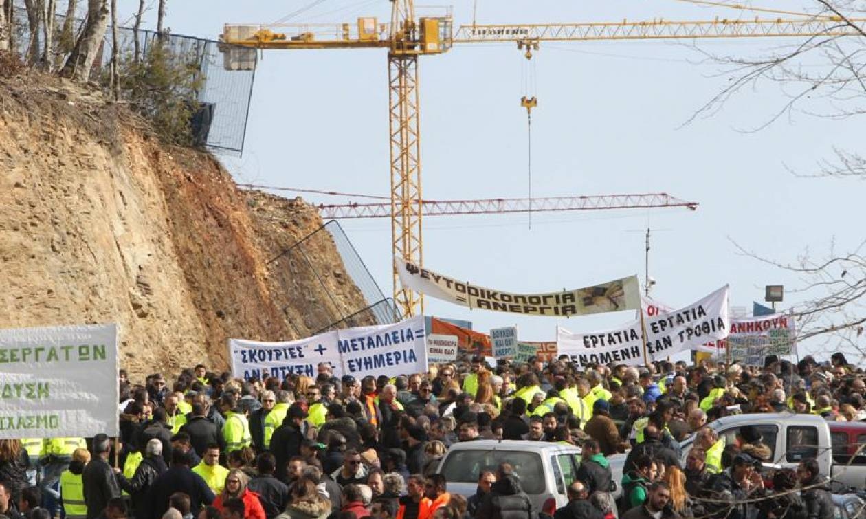 Χαλκιδική: Κατέλαβαν το μεταλλείο της Ολυμπιάδας οι εργαζόμενοι