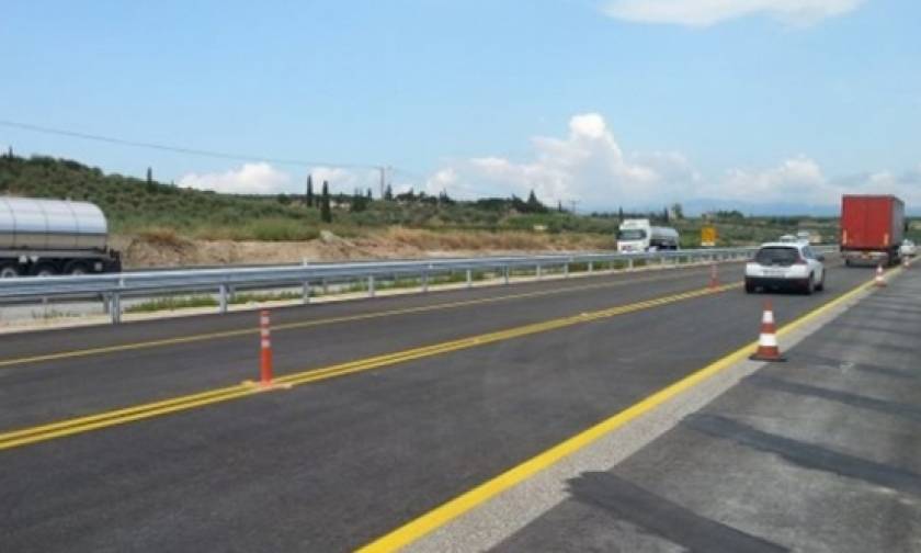Έκτακτες κυκλοφοριακές ρυθμίσεις στη νέα εθνική οδό Κορίνθου - Πατρών