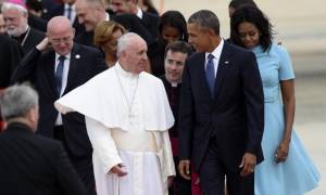 Για πρώτη φορά στις ΗΠΑ ο πάπας Φραγκίσκος (video + pics)
