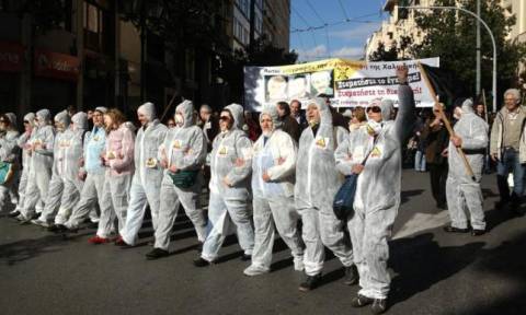 Διαδήλωση στο Σύνταγμα ενάντια στις εξορύξεις χρυσού στη Χαλκιδική