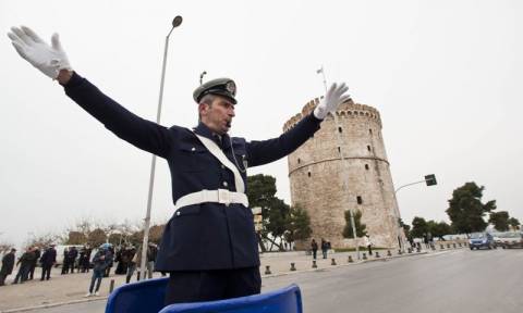 Κυκλοφοριακές ρυθμίσεις στη Θεσσαλονίκη για τον τριήμερο εορτασμό