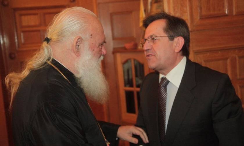 Συνάντηση Νικολόπουλου με τον Αρχιεπίσκοπο