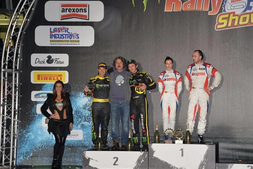 Το podium του αγώνα του 2014 με νικητή τον Robert Kubica