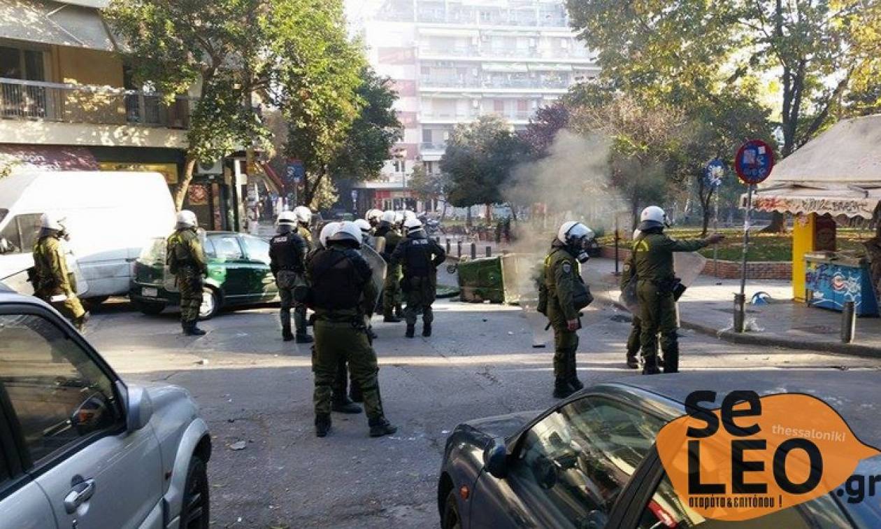 Επέτειος Γρηγορόπουλου: Επεισόδια με μολότοφ και χημικά στη Θεσσαλονίκη (pics&vid)