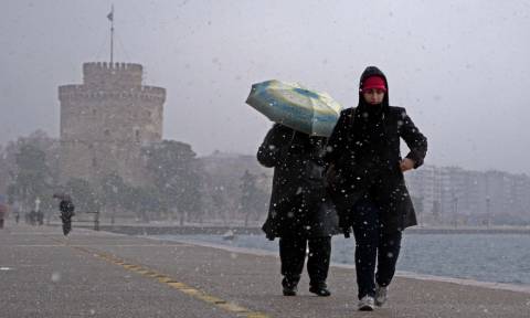 Καιρός: Θα χιονίσει στη Θεσσαλονίκη την Τετάρτη!