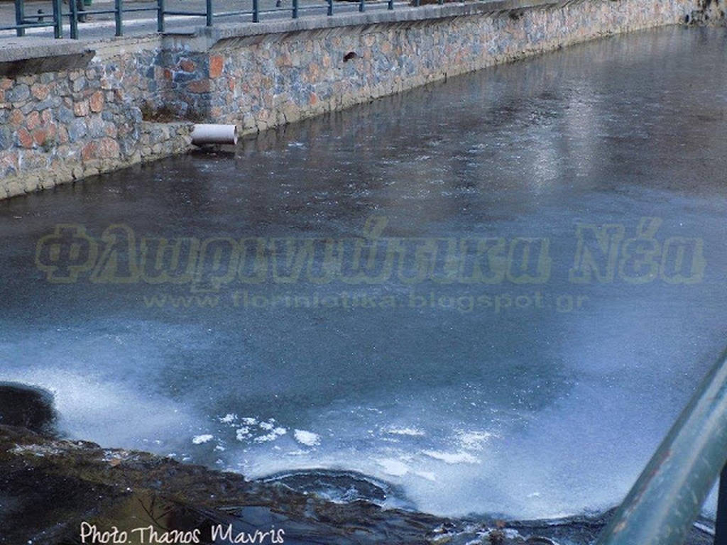 Στην «κατάψυξη» η Φλώρινα – Τους -16 έφθασε η θερμοκρασία (pics)