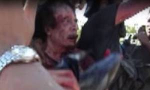 Πολύ σκληρές εικόνες: Νέο βίντεο με τις τελευταίες στιγμές του Καντάφι