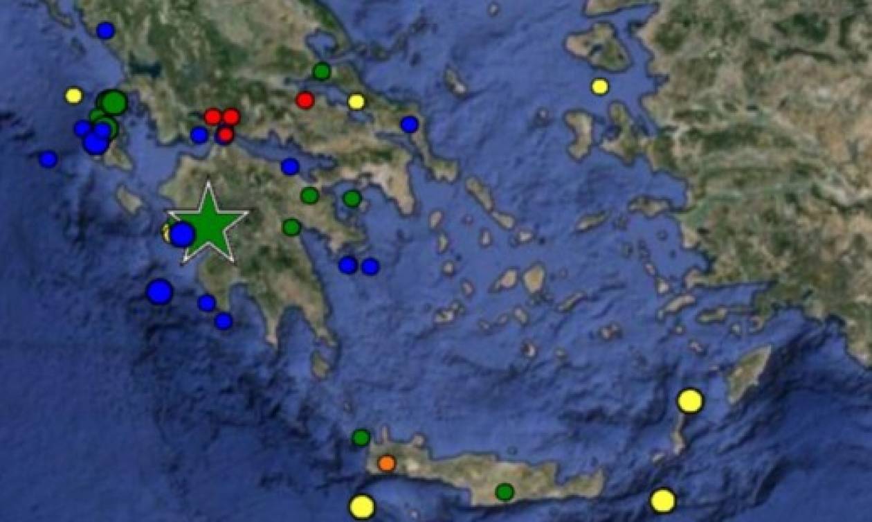 Σεισμός 3,7 Ρίχτερ ταρακούνησε Αχαΐα και Αιτωλοακαρνανία