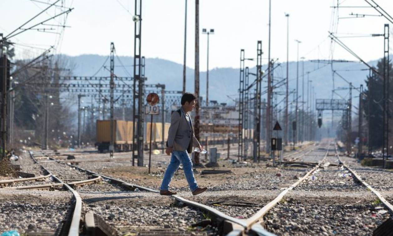 Επιχείρηση στην Ειδομένη για άνοιγμα της σιδηροδρομικής γραμμής