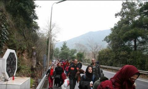 Δραματικές στιγμές στα Τέμπη: Πρόσφυγες προσπάθησαν να φύγουν με τα πόδια για τα σύνορα!