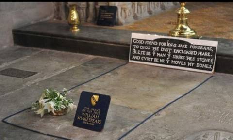 Άγνωστα έργα του Σαίξπηρ αναζητά στον τάφο του το κανάλι Channel 4