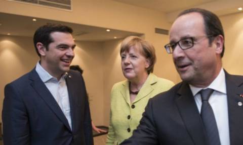 Σύνοδος Κορυφής: Τριμερής συνάντηση Τσίπρα με Μέρκελ και Ολάντ στις Βρυξέλλες