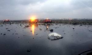 Συντριβή αεροσκάφους Ρωσία: Οι πρώτες φωτογραφίες από το σημείο της τραγωδίας