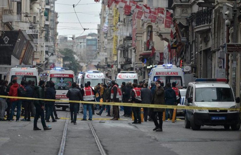 Εικόνες - σοκ από την έκρηξη στην Κωνσταντινούπολη