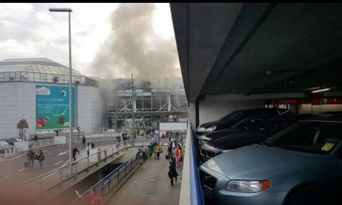 Εκρήξεις στο αεροδρόμια των Βρυξελλών: Οι πρώτες φωτογραφίες