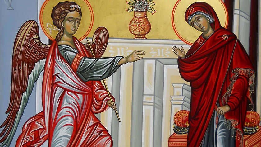 H ορθοδοξία γιορτάζει σήμερα τον Ευαγγελισμό της Θεοτόκου