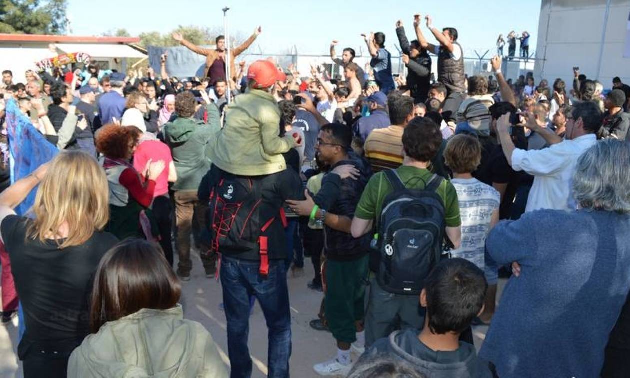 Χίος: Νέα ένταση στο hotspot στο Χαλκειός (vid&pics)