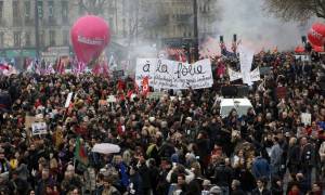 Γαλλία: Μαζικές κινητοποιήσεις ενάντια στα νέα εργασιακά μέτρα (pic+vid)