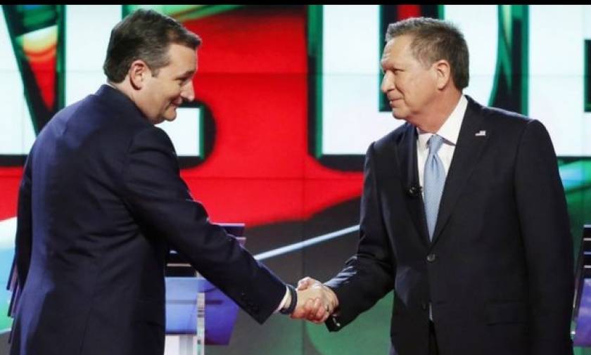 US election 2016: Cruz and Kasich team up to slow Trump