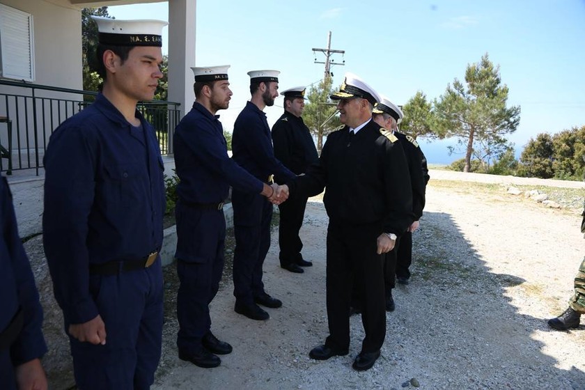 Επίσκεψη Αρχηγού ΓΕΝ σε Σαμοθράκη, Λέσβο, Χίο (pics)