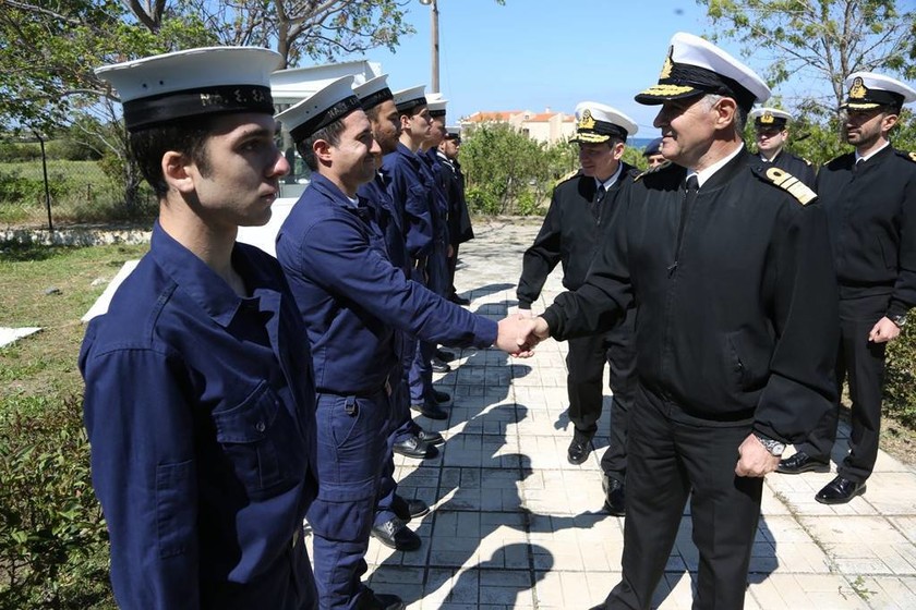 Επίσκεψη Αρχηγού ΓΕΝ σε Σαμοθράκη, Λέσβο, Χίο (pics)