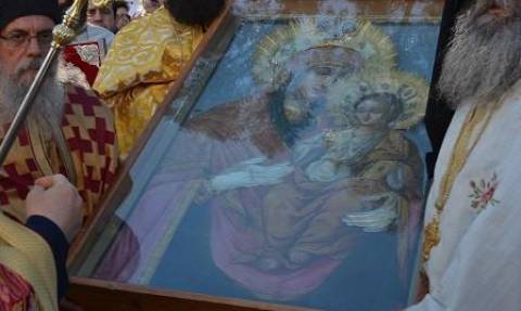 Στην Κύπρο η εικόνα της Παναγίας της Αγιοταφίτισσας