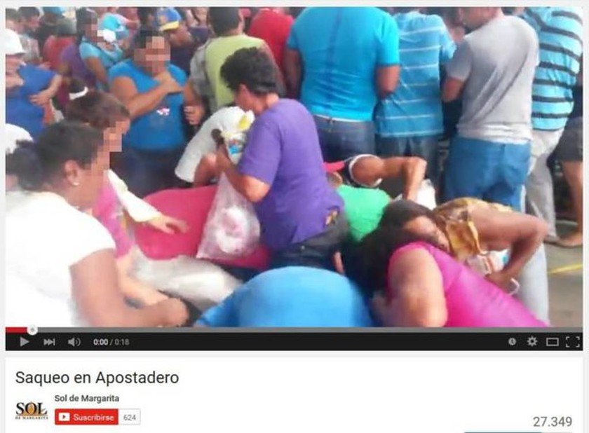 Χάος στη Βενεζουέλα: Κοτόπουλο, σαμπουάν έως και εσώρουχα λεηλατούν οι πανικοβλημένοι πολίτες (Vid)