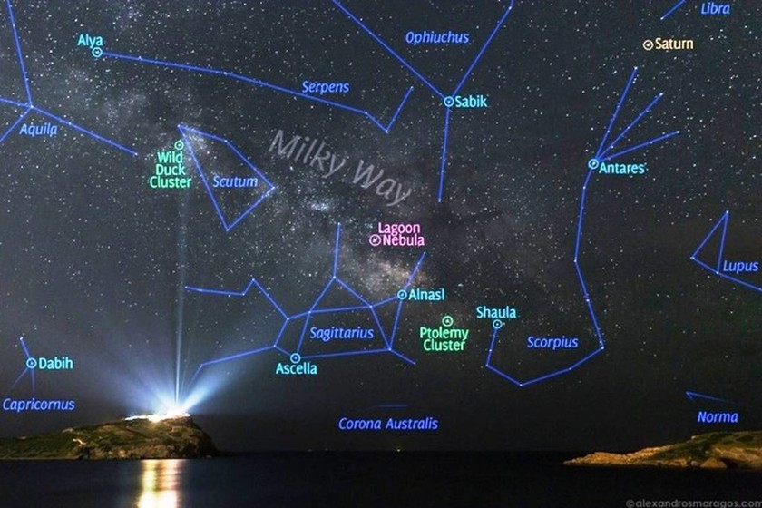 Ο ναός του Σουνίου «φωτίζει» το γαλαξία - Η φωτογραφία της NASA που έκανε το γύρο του κόσμου