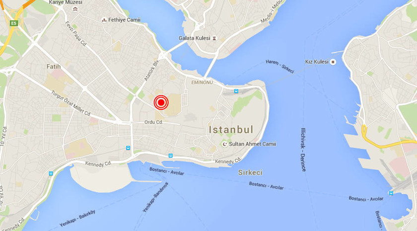 Έκρηξη στην Κωνσταντινούπολη: Αυτό είναι το σημείο όπου έγινε η βομβιστική επίθεση