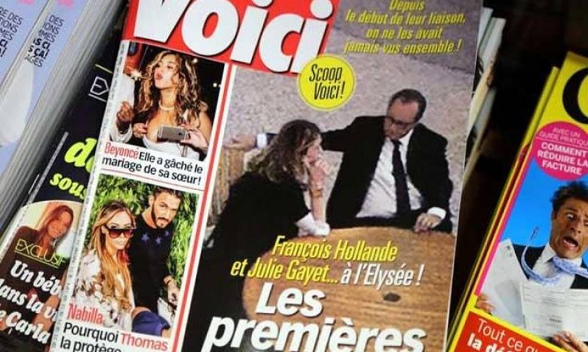 Γαλλία: Πρόστιμο 1.500 ευρώ σε διευθυντή περιοδικού για τις φωτογραφίες του Ολάντ και της Γκαγιέ