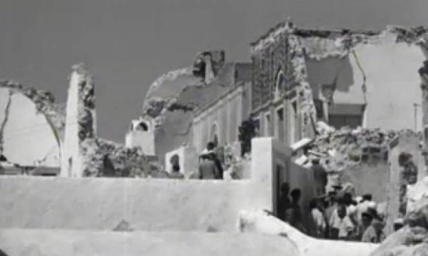 Σαν σήμερα το 1956 φονικός σεισμός 7,5 Ρίχτερ έπληξε τη Σαντορίνη