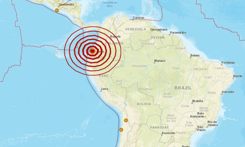 Ισχυρός σεισμός 6,3 Ρίχτερ στον Ισημερινό