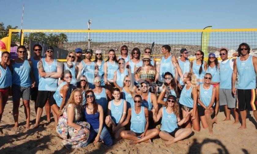 Οι Celebrities έπαιξαν Beach Volley για τη WIN Hellas και ήμασταν εκεί