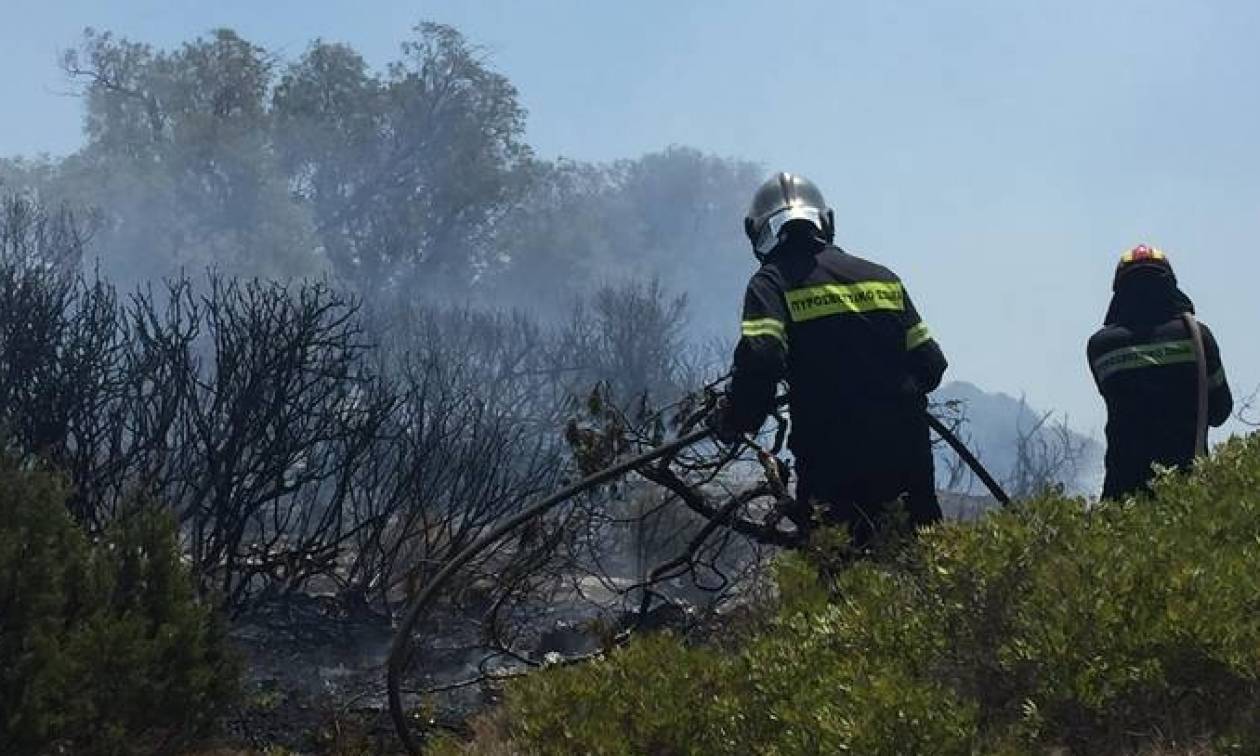 Σε πλήρη ύφεση η φωτιά στο Ρέθυμνο