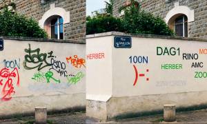 Αυτός ο «σπασίκλας» ξαναζωγραφίζει τα «άσχημα» γκράφιτι για να τα κάνει πιο ευανάγνωστα (Pics)