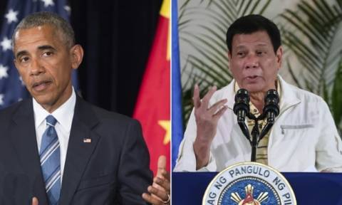 Άγριο βρίσιμο από τον πρόεδρο των Φιλιππίνων στον Ομπάμα - Δείτε πώς τον αποκάλεσε (vid)