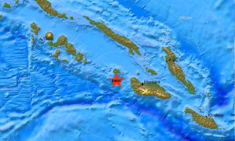 Ισχυρός σεισμός 6 Ρίχτερ στα Νησιά του Σολομώντα
