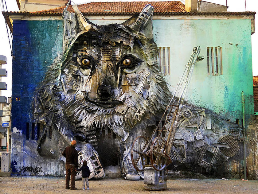 Αρτούρ Μπορντάλο, ο καλλιτέχνης που μετατρέπει τα σκουπίδια σε εντυπωσιακά γλυπτά ζώων