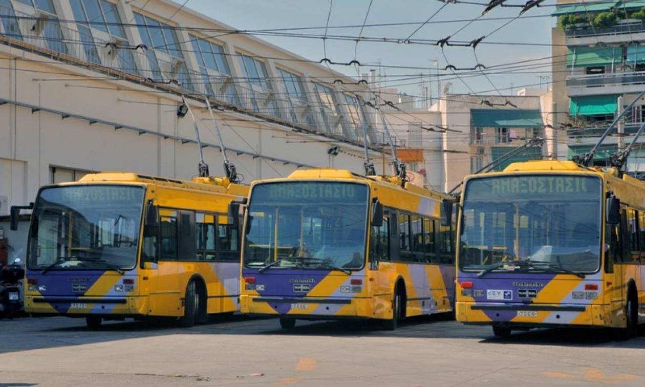 Χωρίς τρόλεϊ η Αθήνα σήμερα Τρίτη λόγω στάσης εργασίας