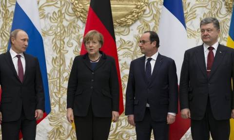 Κρίσιμη συνάντηση Μέρκελ, Ολάντ, Πούτιν και Ποροσένκο στο Βερολίνο