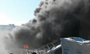 Εξέγερση μεταναστών στη Μόρια - Στις φλόγες το hot spot (vids)