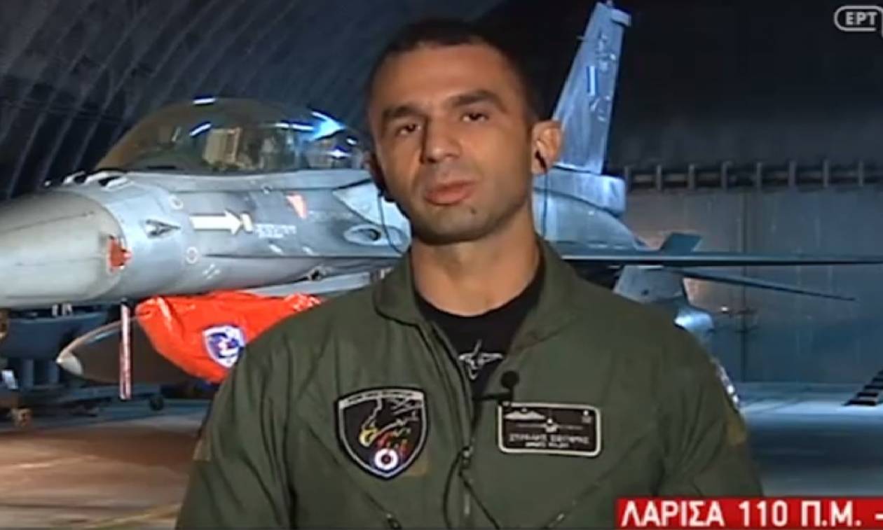 Ο πιλότος του F-16 που συγκίνησε: Είμαστε εδώ και επιτελούμε την αποστολή μας χωρίς εκπτώσεις (vid)